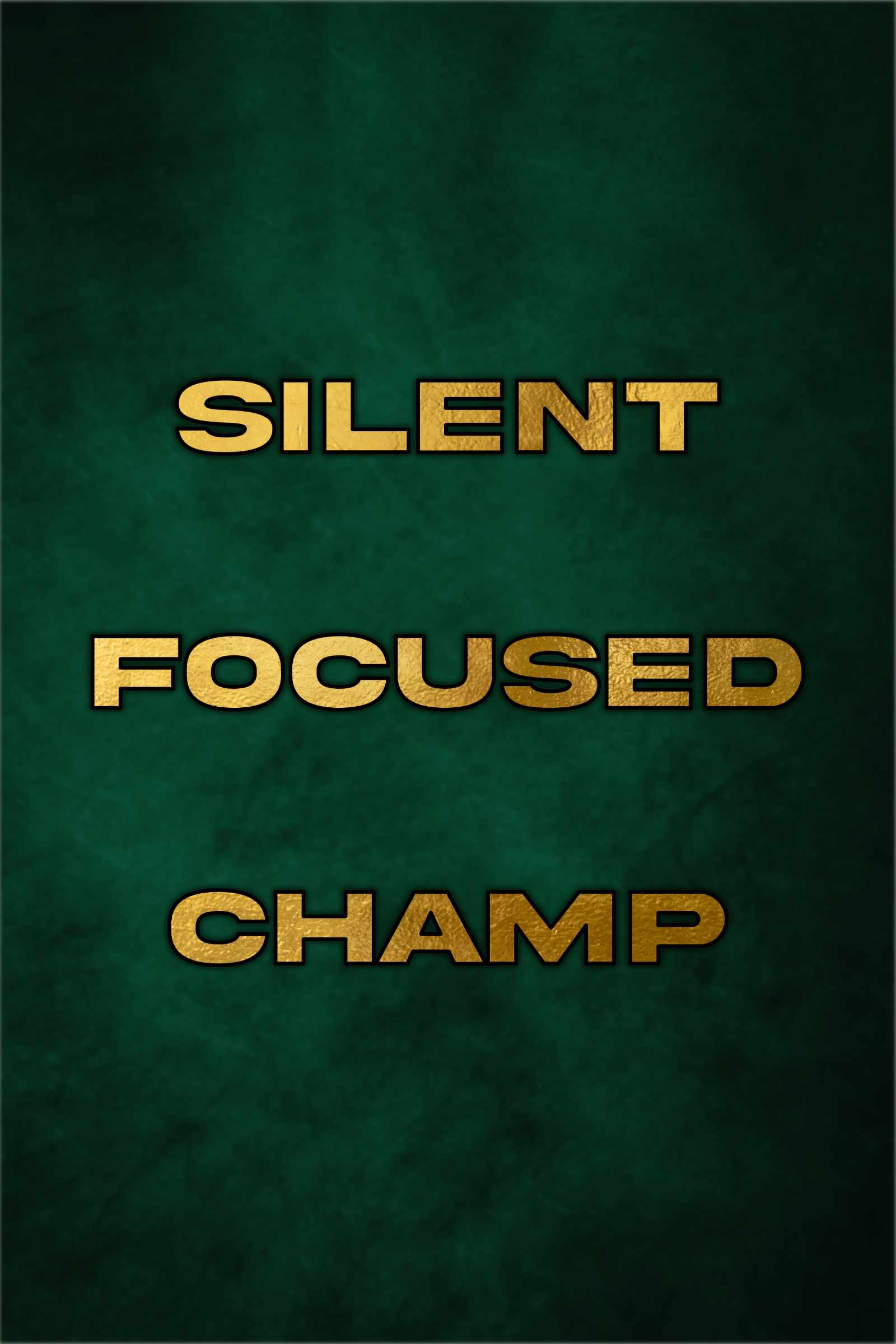 Silent Focused Champ Canva