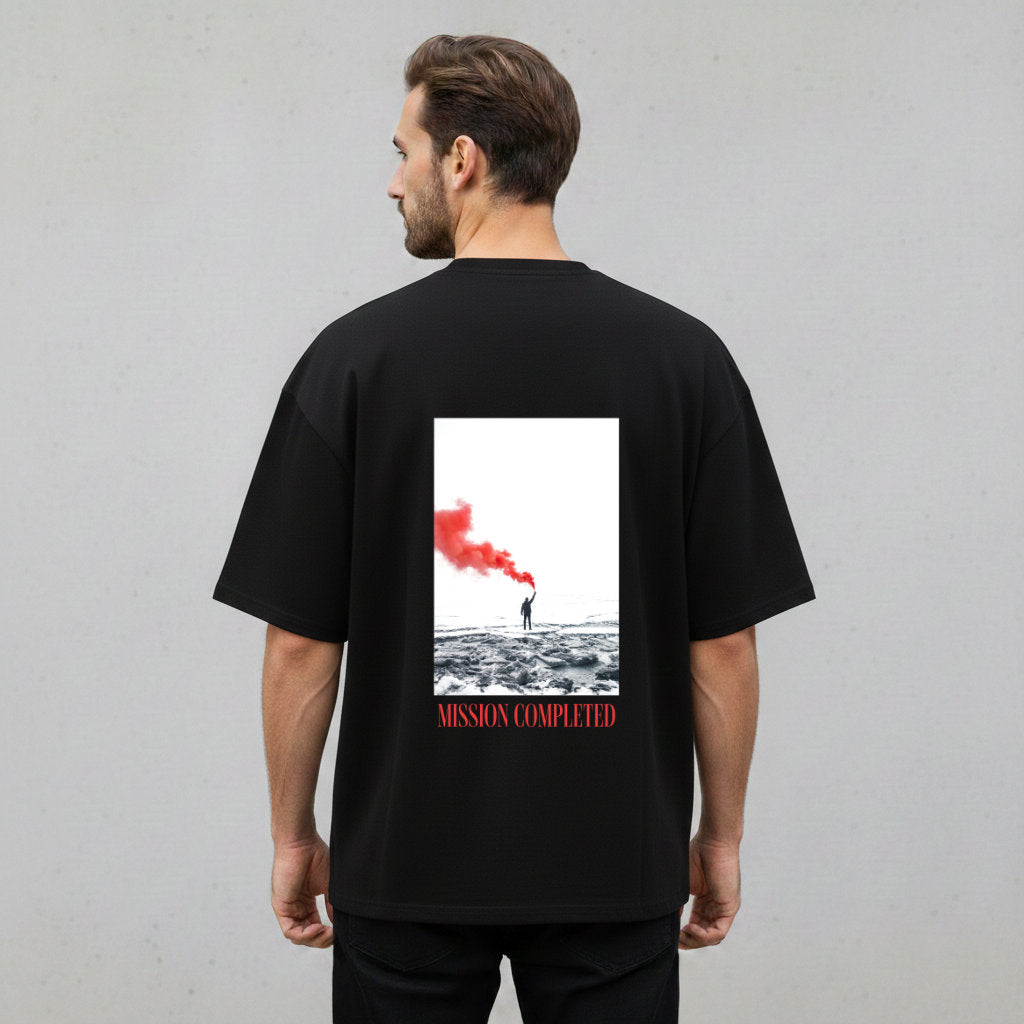 Mission Completed Oversized Shirt