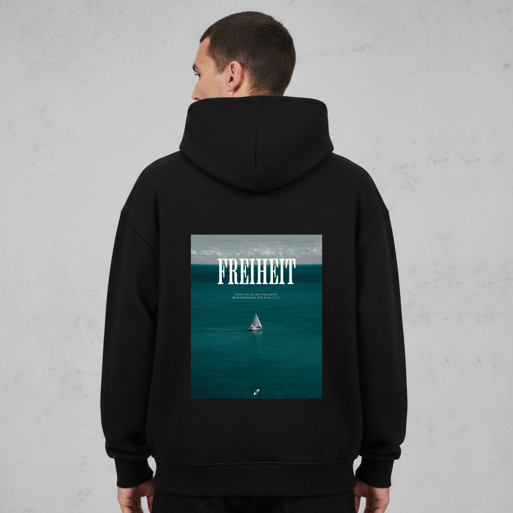 Freedom Oversized Zipper Hoodie
