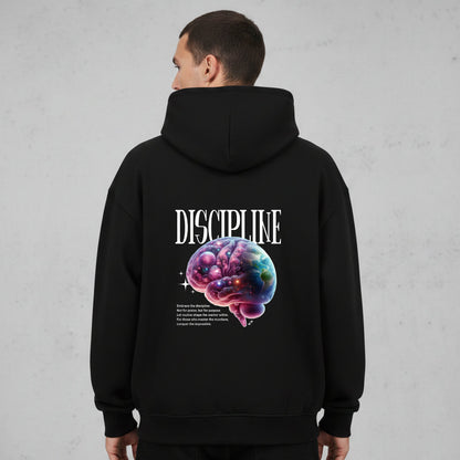 Discipline Oversized Zipper Hoodie