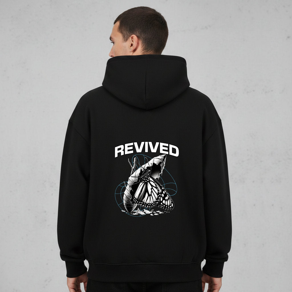 Revived Oversized Zipper Hoodie